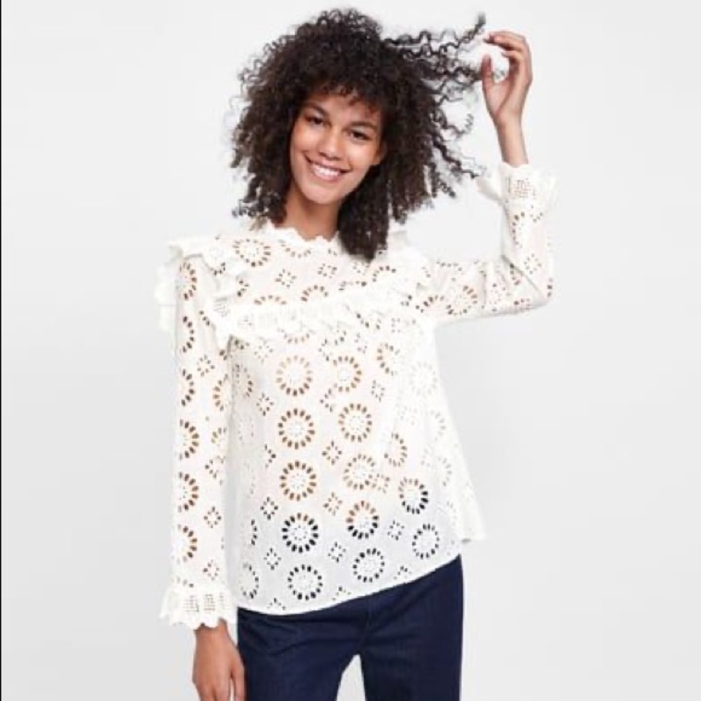Zara Embroidered Top